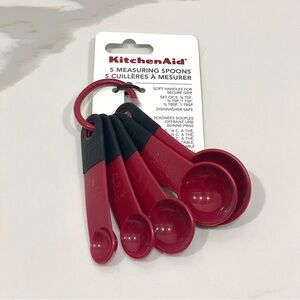 🟠5/$25 NEW KitchenAid Set Of 5 Measuring Spoons